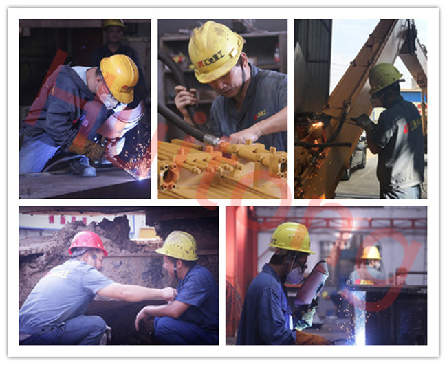 Επεξεργασία σφυριών σωρών εκσκαφέων στο εργοστάσιο Huitong