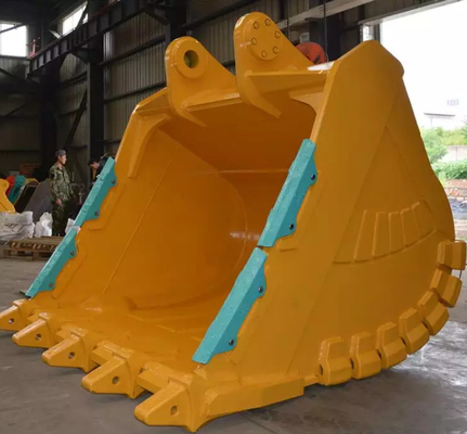 Δυνατότητα Εκσκαφέας σκάβοντας κουβά Κίτρινο/Μαύρο Q355/NM400/Hardox400 Νέο προσαρμοσμένο βάρος 280-4300kg