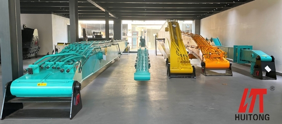 Επεκταμένη εμβέλεια Excavator Booms Q355B Q420/550/690 OEM Κίτρινο 10-30 μέτρα