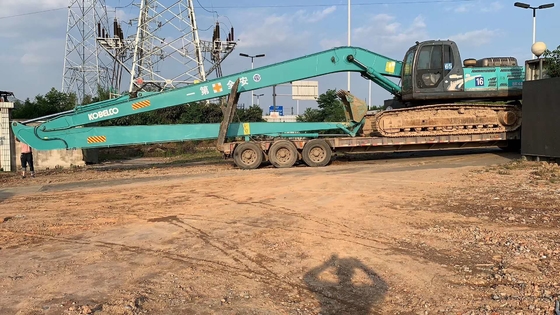 Επεκταμένη εμβέλεια Excavator Booms Q355B Q420/550/690 OEM Κίτρινο 10-30 μέτρα