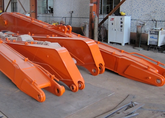 Επεκταμένη εμβέλεια Excavator Booms Q355B Q420/550/690 OEM Κίτρινο 10-30 μέτρα