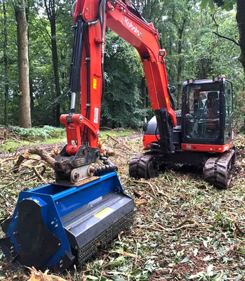 Προσαρμοσμένο 12 τόνων Mini Digger Flail Mower υψηλής απόδοσης