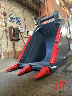 Σφιχτό δόντια Excavator κουβά 0,25-4,3cbm ανθεκτικό για το βολφραμάνιο / βράχο