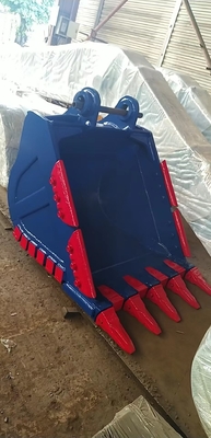 Δυνατότητα Εκσκαφέας Rock Bucket Κίτρινο/Μαύρο Q355/NM400/Hardox400 280-4300kg Προσαρμοσμένα δόντια Νέα κατάσταση