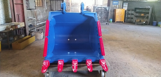 Δυνατότητα Εκσκαφέας Rock Bucket Κίτρινο/Μαύρο Q355/NM400/Hardox400 280-4300kg Προσαρμοσμένα δόντια Νέα κατάσταση