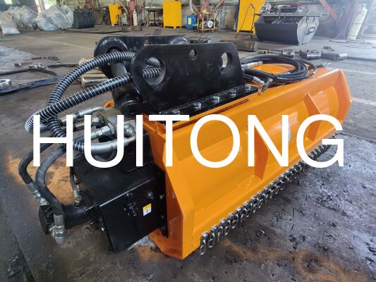 OEM Excavator Flail Mower Ανθεκτικό στη φθορά Fit 6-10Ton Excavator για βοτάνισμα στην άκρη του δρόμου & κοπή πράσινης ζώνης
