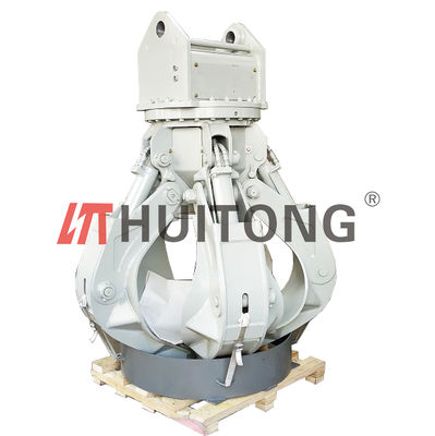 Χουιτόνγκ Excavator Orange Peel Grab για 37-46 τόνους Excavators για σκουπίδια / μεταχείριση αποβλήτων Προσαρμοσμένο πιστοποιητικό CE