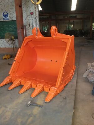 Χουιτόνγκ Rock Bucket για εξορυκτές 10 τόνων, ορυχεία/καθαριστήρια/διπλά στρώματα θωράκισης με αντικαταστάσιμα δόντια σχιστόλιθου, πιστοποιητικό CE, OEM διαθέσιμο
