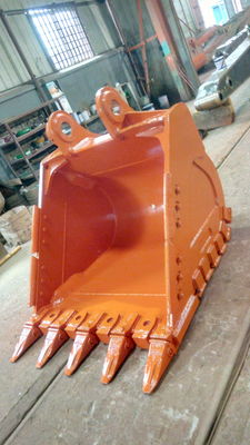 Χουιτόνγκ Rock Bucket για εκσκαφείς 30 τόνων, ορυχεία/καθαριστήρια/διπλά στρώματα θωράκισης με αντικαταστάσιμα δόντια σχιστόλιθου, πιστοποιητικό CE, OEM διαθέσιμο
