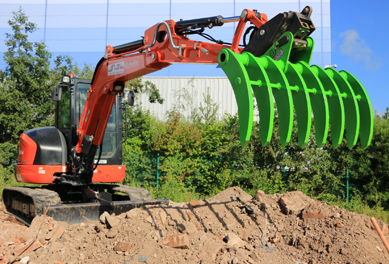 Εκσκαφέας Ρακέτα ρίζας για την Hitachi Εκσκαφέας τοπίου για τον μίνι εκσκαφέα Μίνι εκσκαφέας Rake Bucket