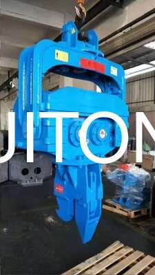 HT350 Durable Hydraulic Pile Driving Hammer Fit 35-40T Excavator EX400 PC350 for Municipal & Rural Piling Project