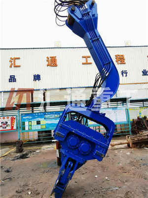 HT330 Durable Hydraulic Pile Driving Hammer Fit 30-35T Excavator SK300 PC350 for Municipal & Rural Piling Projects