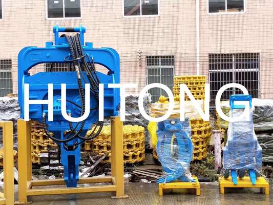 HT350 Durable Hydraulic Pile Driving Hammer Fit 35-40T Excavator EX400 PC350 for Municipal & Rural Piling Project