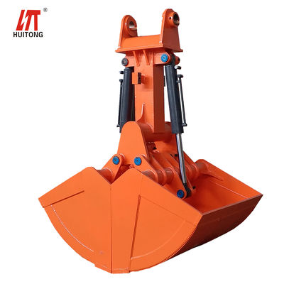 Customize Excavator Hydraulic Clamshell Bucket 0.6m³ 6-10T Excavator PC60 SK100 for Dredging River Cleaning Earthmoving Work