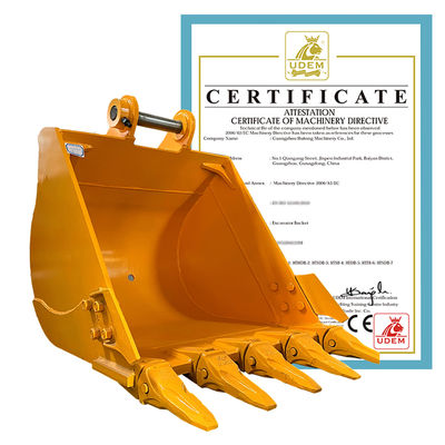 20T Excavator Standard Bucket Q355B Alloy Steel Προσαρμόσιμο