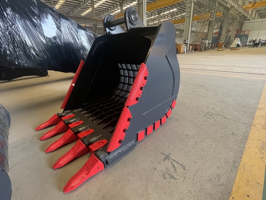 Χουιτόνγκ Excavator Rock Bucket με αναστρέψιμες άκρες, 25 T Mining Bucket για λατομείο / κατεδάφιση, OEM διαθέσιμο