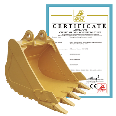 Χουιτόνγκ Excavator Rock Bucket με αναστρέψιμες άκρες, 25 T Mining Bucket για λατομείο / κατεδάφιση, OEM διαθέσιμο