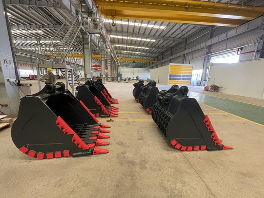 Χουιτόνγκ Excavator Rock Bucket με αναστρέψιμες άκρες, 25 T Mining Bucket για λατομείο / κατεδάφιση, OEM διαθέσιμο