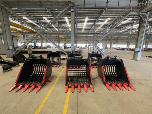 Χουιτόνγκ Excavator Rock Bucket με αναστρέψιμες άκρες, 25 T Mining Bucket για λατομείο / κατεδάφιση, OEM διαθέσιμο