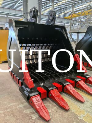 ΚΑΔΟΣ ΣΚΕΛΕΤΟΣ ΕΚΣΚΑΦΕΑ για PC360/CAT336 1.73cbm για Ισοπέδωση Χαλικιού/Διαλογή Υλικών & Κοσκίνισμα/Διαχωρισμός Πέτρων από Επιφανειακό Χώμα