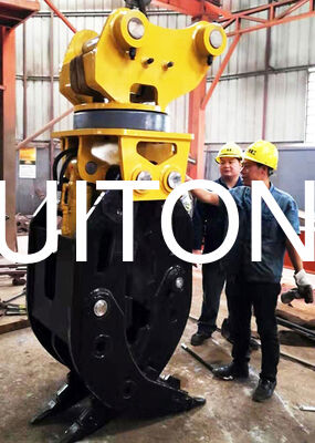 Custom Hydraulic Grapple 25-35 Ton εκσκαφέας PC360 CAT336GC DX380 SY365H XE370D Wood Grapple Q355B για φόρτωση δασικής ξυλείας Χειρισμός δομικών απορριμμάτων παλιοσίδερων