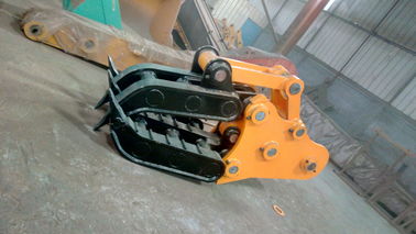 1000-2200mm πλάτος ανοίγματος Excavator Log Grapple για μαύρο / μπλε ξύλο / δέντρο / Tock Grabbing