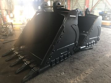 700-1000kg Εκσκαφέας βράχος κουβά κίτρινο μαύρο Δυνατότητα δόντια του νέου Q355
