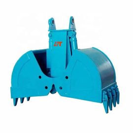 Εταιρική απευθείας προμήθεια 45 τόνων Excavator Clamshell Bucket 2.0m3 χωρητικότητα προσαρμοσμένο μήκος και πλάτος κατάλληλο για εργασία σε βαθιά πηγάδια
