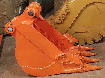 Πορτοκαλής κάδος μηχανημάτων κατασκευής χρώματος για την ανακύκλωση σκαψίματος μεταλλείας