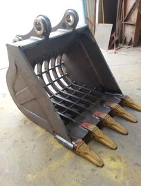 Βαρύ εξορυκτικό σκελετό κουβά Q355B Hardox450/500/550 Κίτρινο/Μαύρο 0,2-2,8 κυβικά μέτρα