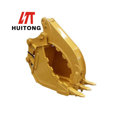 40 τόνων προσαρμοσμένο μέγεθος Excavator Thumb Bucket για PC400 40 τόνων Excavator Attachment με υψηλού επιπέδου έλεγχο QC