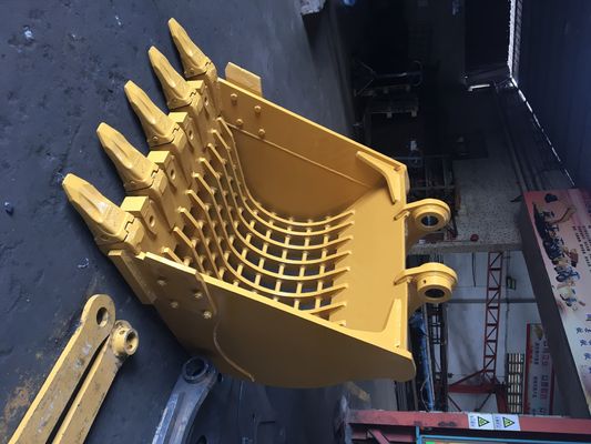22 τόνων PC220 Προσαρμοσμένο κουβά εκσκαφέα Q355B 1.1M3 κουβά σκελετού για καθαρισμό κονσελίδων