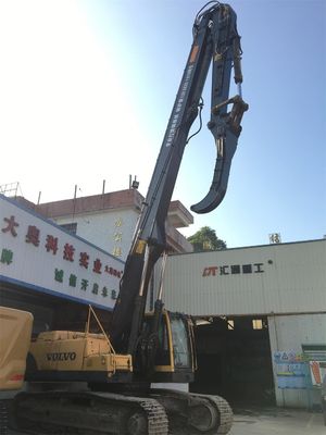 Vibratory pile boom 20-27 tons long boom excavator for sheet pile driving front excavator pile driver pile boom