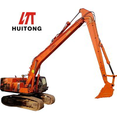 Επεκταμένο μήκος Μεγάλη εμβέλεια Excavator Boom Κίτρινο χρώμα για την απομάκρυνση βυθού Καταστροφή Εργασίες εξόρυξης
