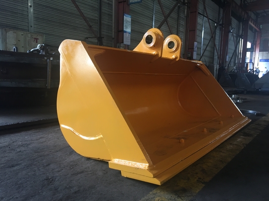 Q355B NM400/450/500 Εκσκαφέας Σκάφοι χάλυβα Κίτρινο Μαύρο χωρητικότητα 0,1-4 Cbm