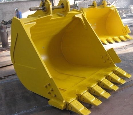 Δύναμη Μαύρο / Κίτρινο Excavator Γενικού Σκοπού κουβά Με 1.4cbm χωρητικότητα