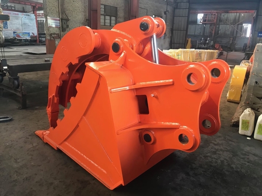 Προσαρμοσμένη χωρητικότητα Excavator Thumb Bucket για CAT335 35Ton Excavator Attachment με εργοστασιακή τιμή