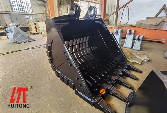 Q355/NM400/HARDOX 450 Προσαρμοσμένο κουβά εκσκαφέα CAT315 0.5M3 κουβά σκελετού