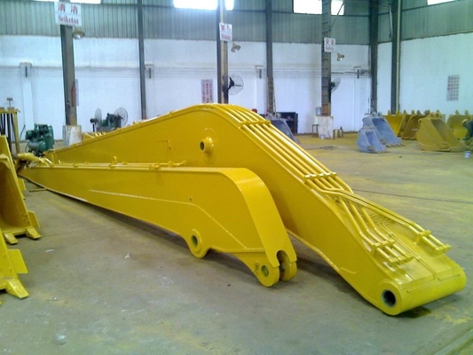 Επεκταμένο μήκος Μεγάλη εμβέλεια Excavator Boom Κίτρινο χρώμα για την απομάκρυνση βυθού Καταστροφή Εργασίες εξόρυξης