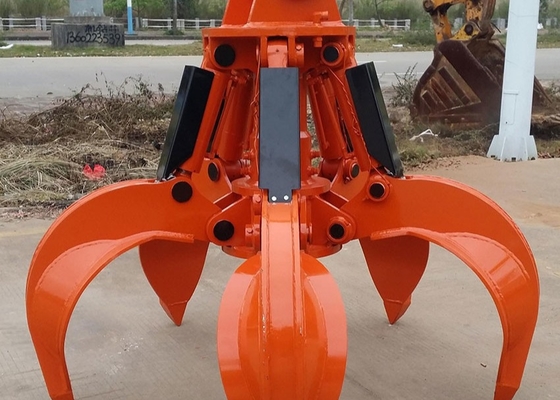 Υδραυλική Αγγέλια Peel Grapple Νέα Excavator Attachment γερανό Grab Bucket για 5-40 Τόνων Digger
