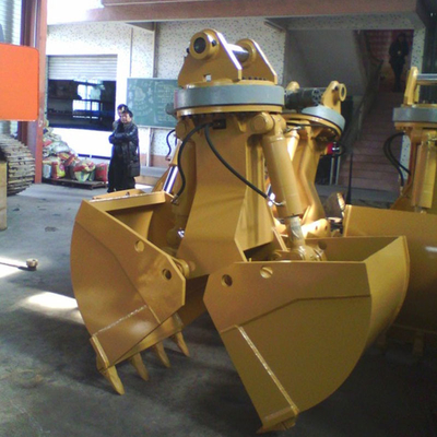 Υψηλής ποιότητας HUITONG 10T 20T Excavator Υδραυλική Clamshell Grab Bucket Shell Bucket για PC200 Excavator