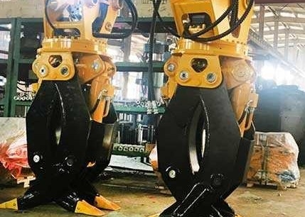 Κίνα Εκσκαφέας Υδραυλική ξύλινη πέτρα Grapple Δασική χειροκίνητη Log Grapple για 5-36 τόνων Εκσκαφέας CAT320