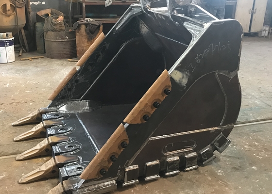 Δύναμη Κίτρινο/Μαύρο Εκσκαφέας Rock Bucket Q355 NM400 Hardox400 280-4300kg προσαρμοσμένο