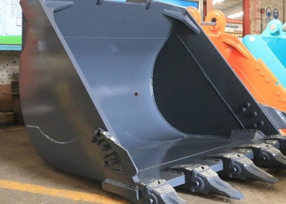 220-1150kg Δύναμη Μαύρο / Κίτρινο Γενικό Σκοπό Excavator Buckets με 0,25-1.4CBM χωρητικότητα