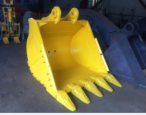 Δύναμη Κίτρινος Εκσκαφέας Rock Bucket με το νέο Q355