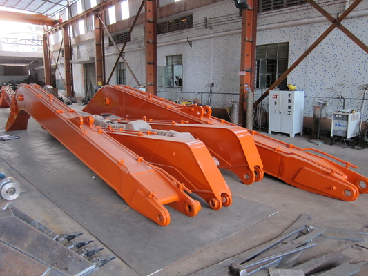 Κίτρινο Q355B Μεγάλη εμβέλεια Excavator Boom για τις μεταλλευτικές εργασίες Καταστροφή ISO 9001 πιστοποιημένο