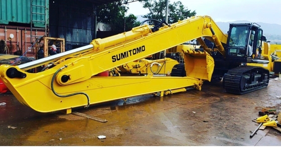 Κίτρινο Q355B Μεγάλη εμβέλεια Excavator Boom για τις μεταλλευτικές εργασίες Καταστροφή ISO 9001 πιστοποιημένο