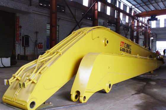 Κίτρινο Q355B Μεγάλη εμβέλεια Excavator Boom για τις μεταλλευτικές εργασίες Καταστροφή ISO 9001 πιστοποιημένο