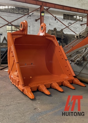 Ανθεκτικότητα Βαρύ φορτίο Excavator Bucket Q355B NM400 Δόντια βολφραμίου 800-1200mm