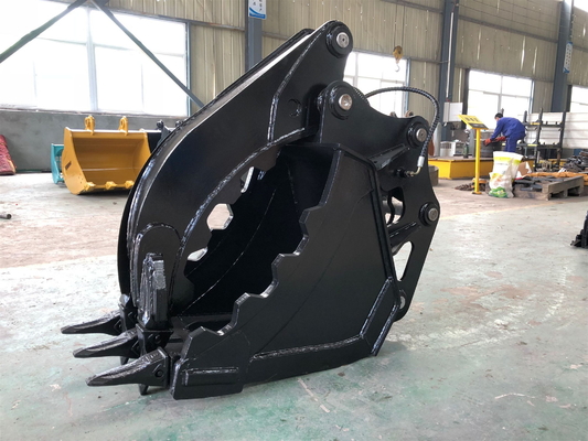10 τόνων 0.4CBM Excavator Υψηλής Απόδοσης Υδραυλικός Αγγίκος Χοντρού Ακούς Προσαρμοσμένο πλάτος ανοίγματος Αγγίκος Καυτό προϊόν πώλησης